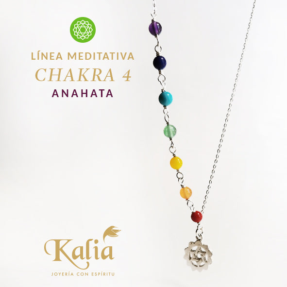 Dije Chakra 4 en Plata ley .925