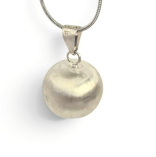 Llamador acabado cepillado en Plata Ley .925