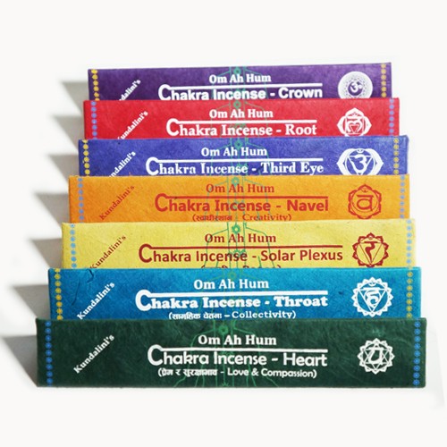 Juego de Incienso de los 7 Chakras