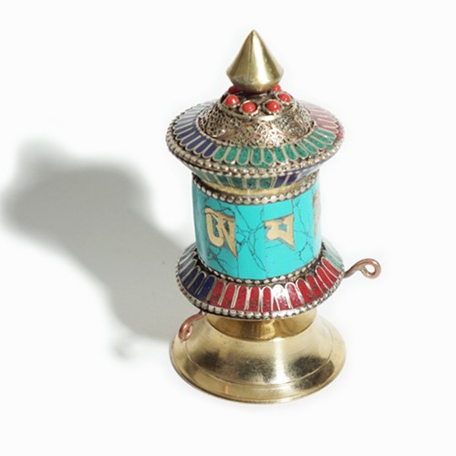 Rueda de Oración Turquesa OM